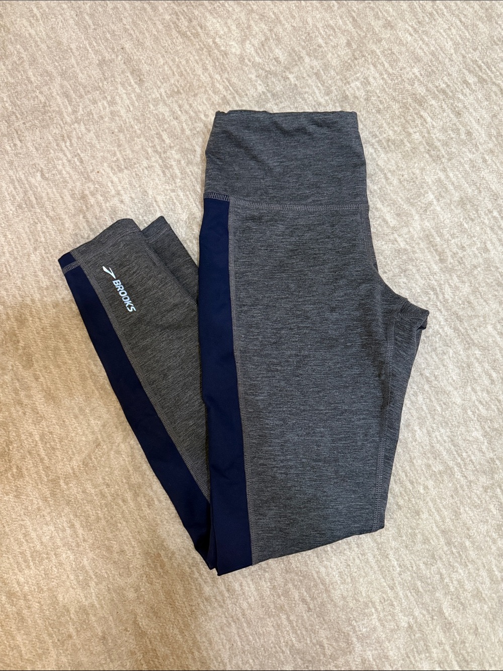 Grey and Blue Leggins